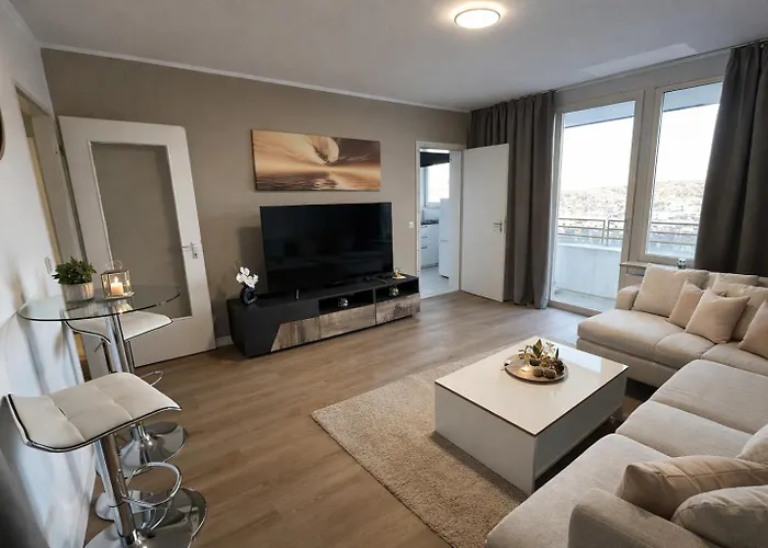 Moselblick L Panorama Sky Balkon Appartamento Coblenza